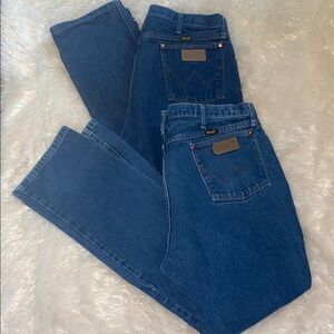 Wrangler Blue Relaxed Fit Jeans